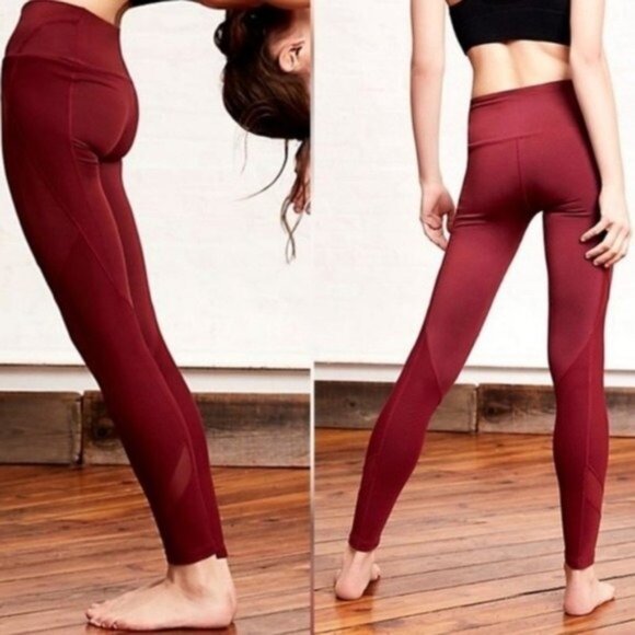 Free People Movement Black Mesh Lira Leggings - Picture 2 of 8